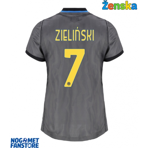 Inter Milan Piotr Zielinski #7 Rezervni Dres za Ženska 2026-27 Kratak Rukav